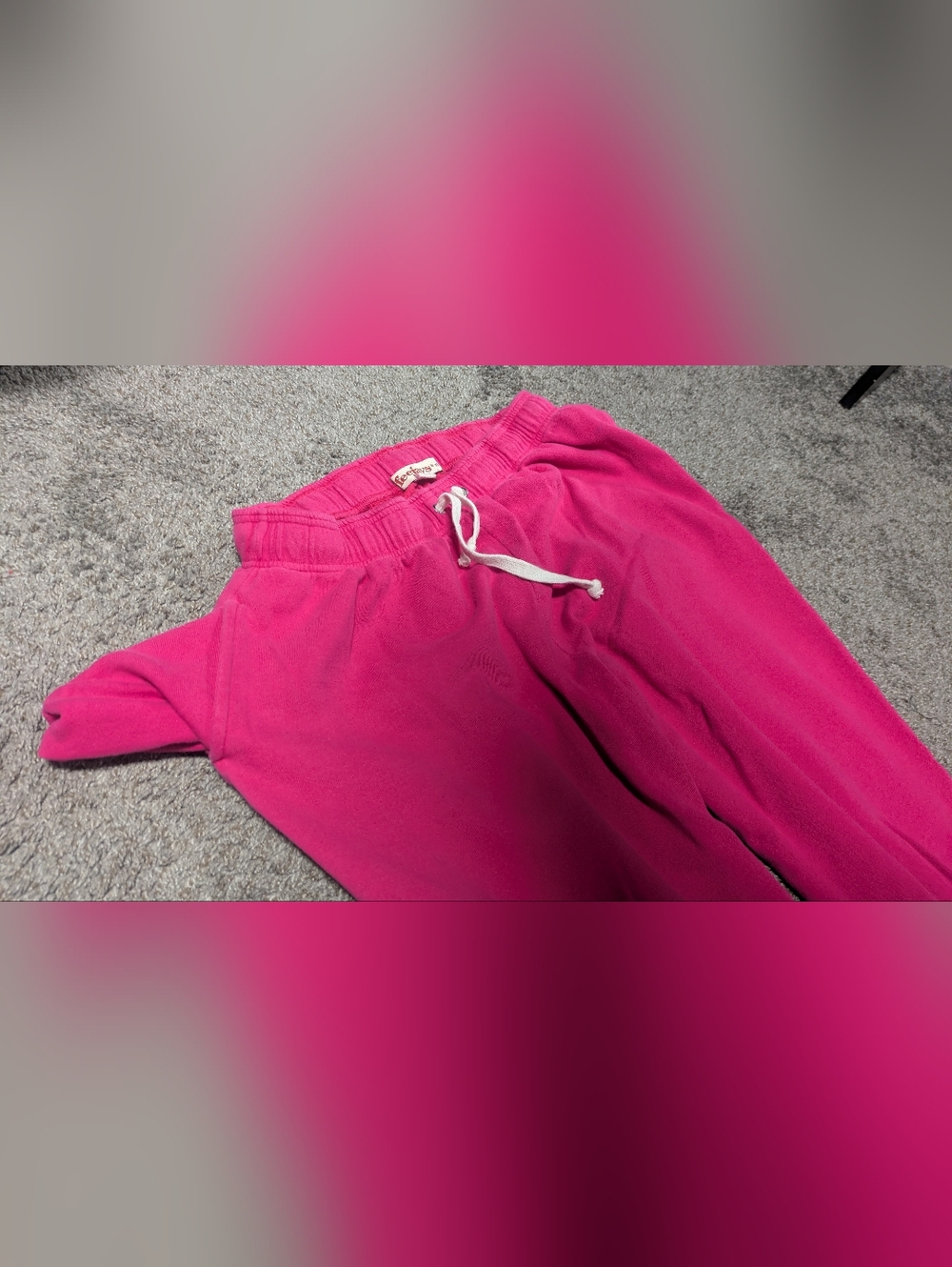 Adult Footed Pants - Hot Pink - Picture 6 of 9